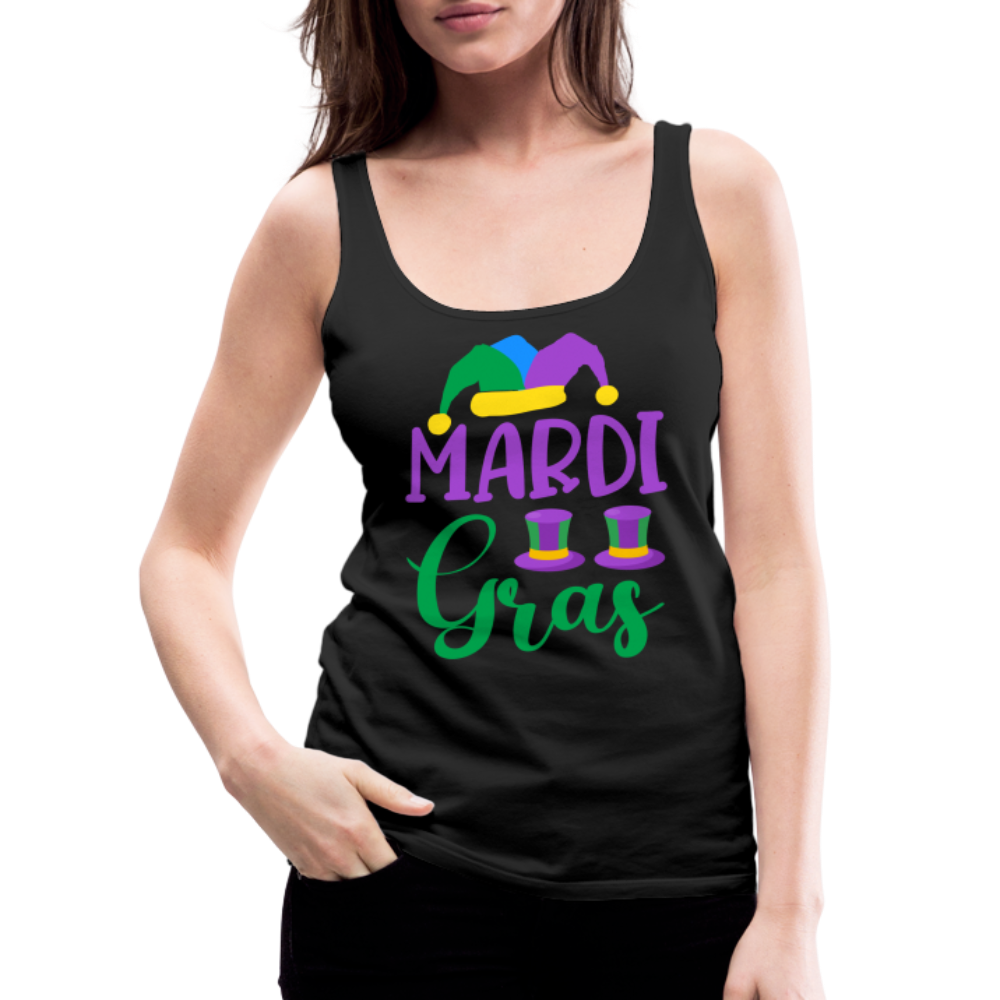 Mardi Gras : Women’s Premium Tank Top - black