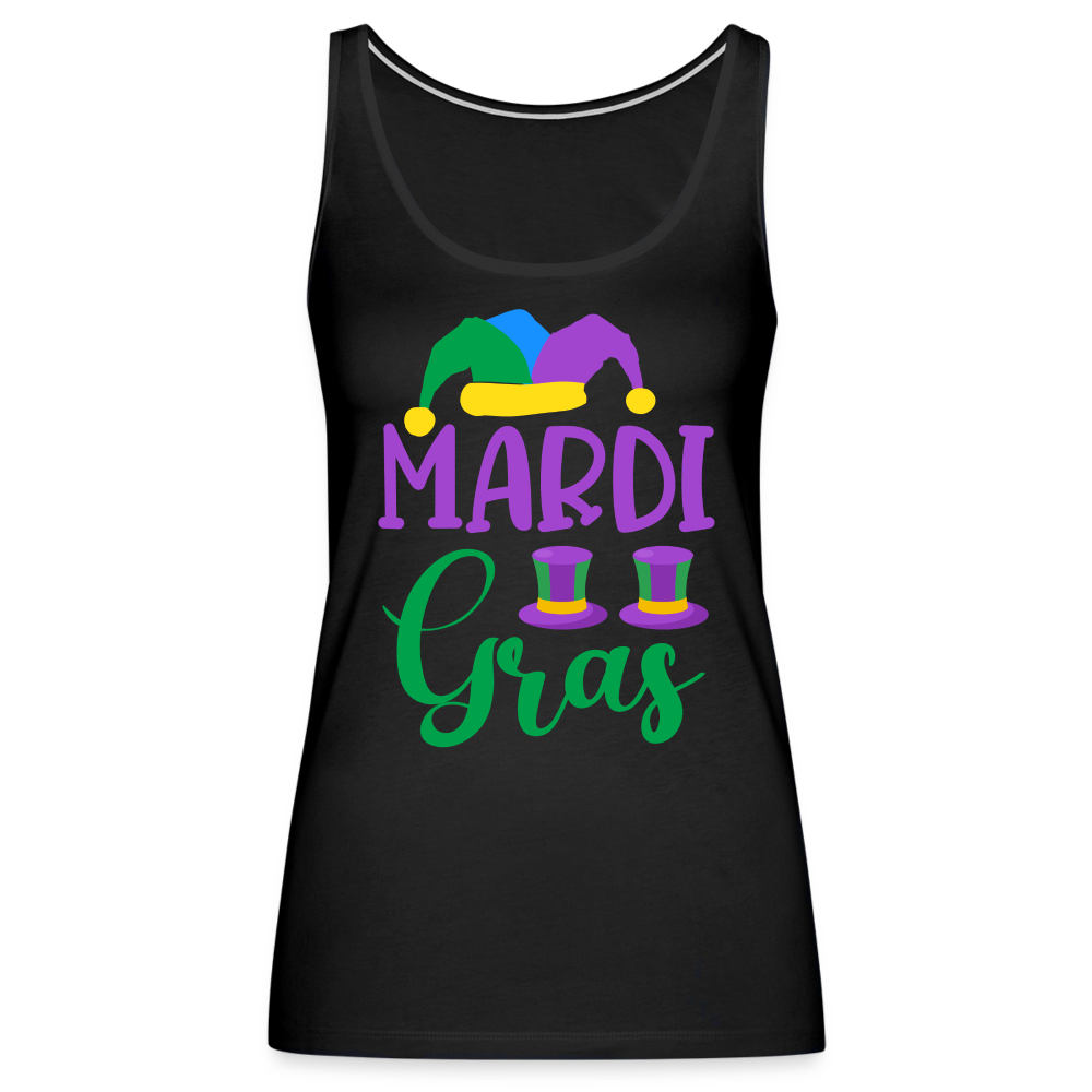 Mardi Gras : Women’s Premium Tank Top - black