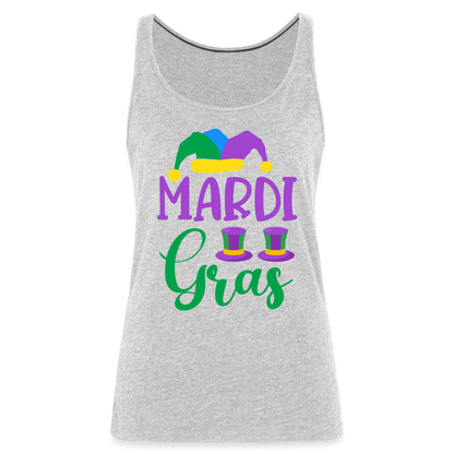 Mardi Gras : Women’s Premium Tank Top - heather gray