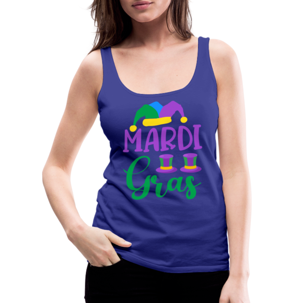 Mardi Gras : Women’s Premium Tank Top - royal blue