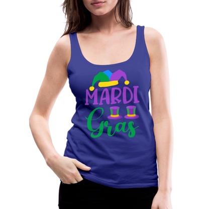 Mardi Gras : Women’s Premium Tank Top - royal blue