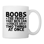 Boobs Men Can Focus on Two Things at Once : Coffee Mug