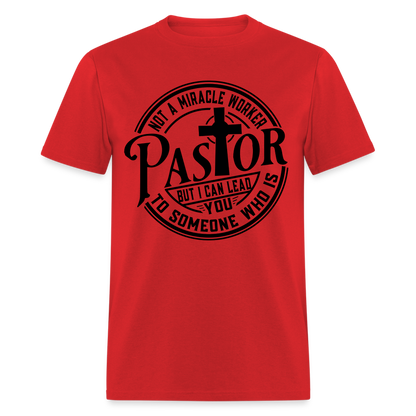 Not A Miracle Worker, Pastor - red