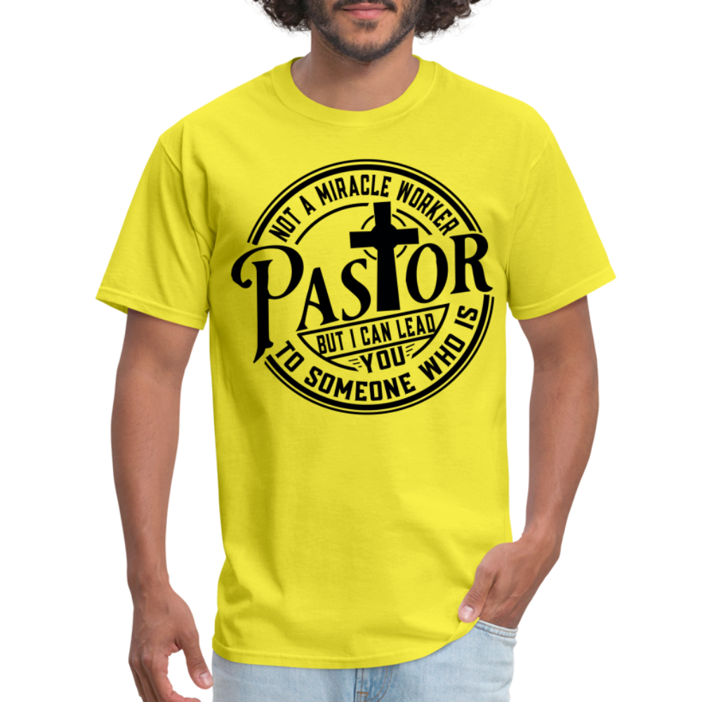 Not A Miracle Worker, Pastor - yellow