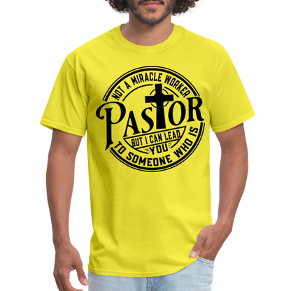 Not A Miracle Worker, Pastor - yellow