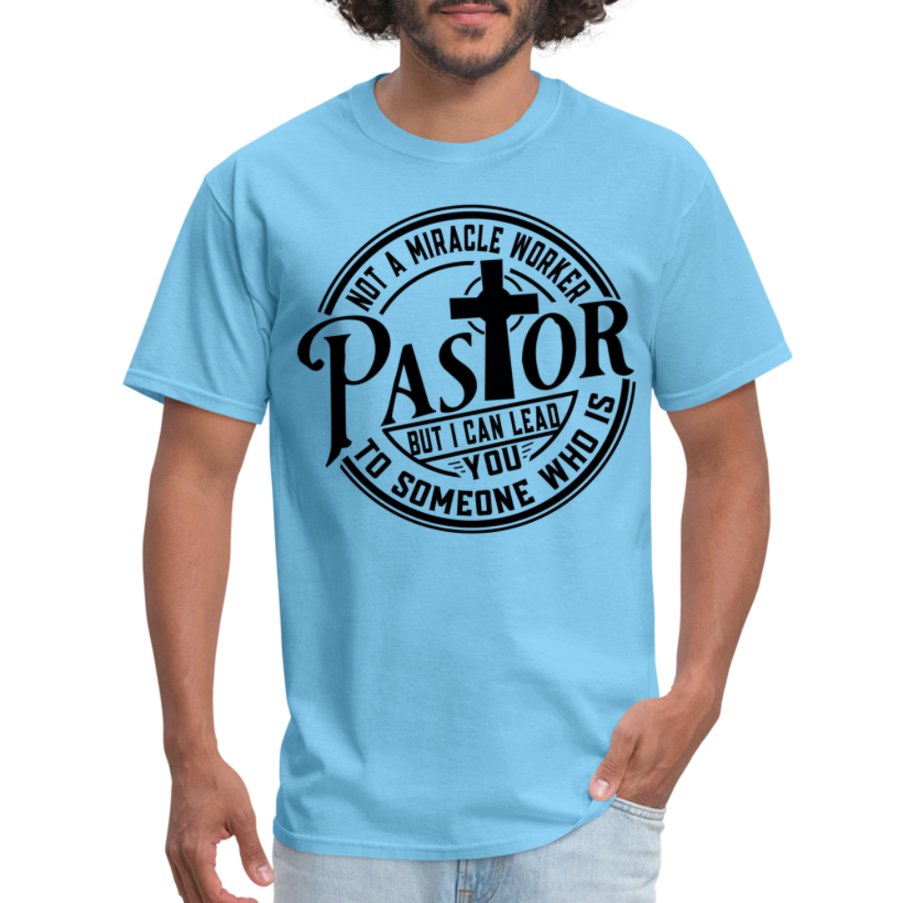 Not A Miracle Worker, Pastor - aquatic blue