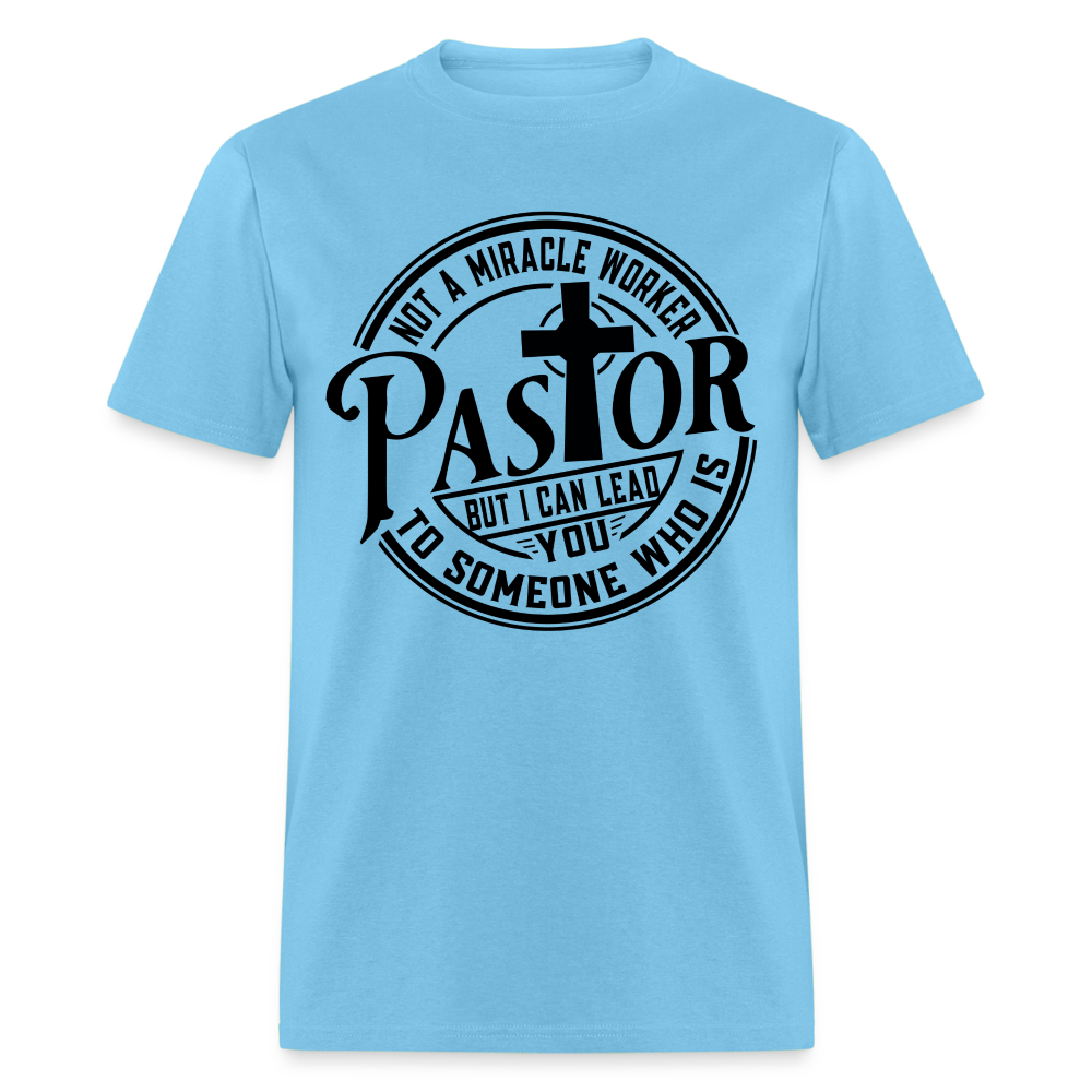 Not A Miracle Worker, Pastor - aquatic blue