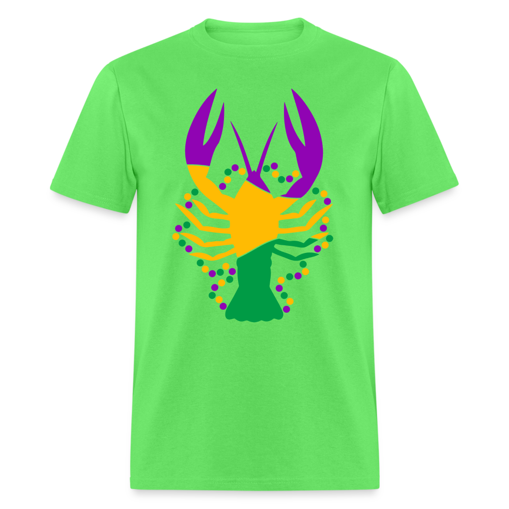 Mardi Gras Crawfish T-Shirt (Mud Bug) - kiwi