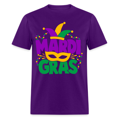 Mardi Gras T-Shirt - purple