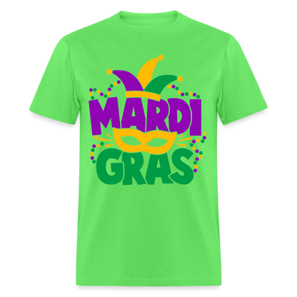 Mardi Gras T-Shirt - kiwi