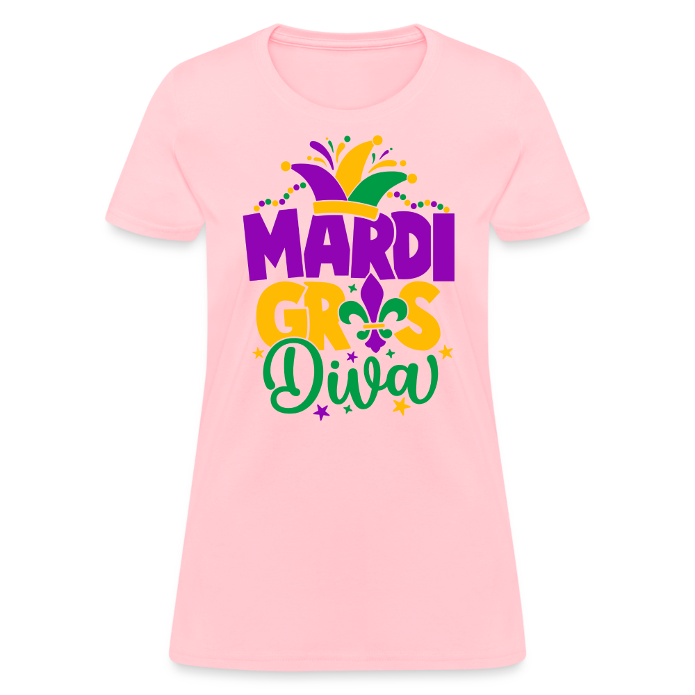 Mardi Gras Diva : Women's T-Shirt - pink