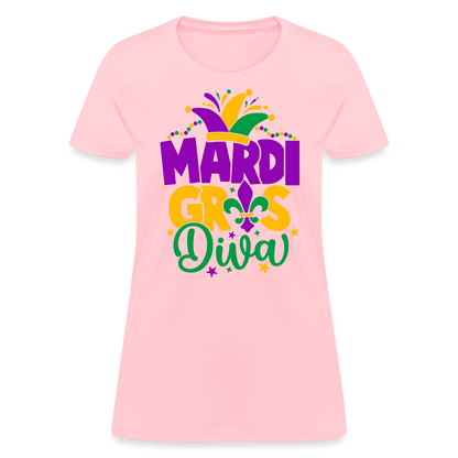 Mardi Gras Diva : Women's T-Shirt - pink