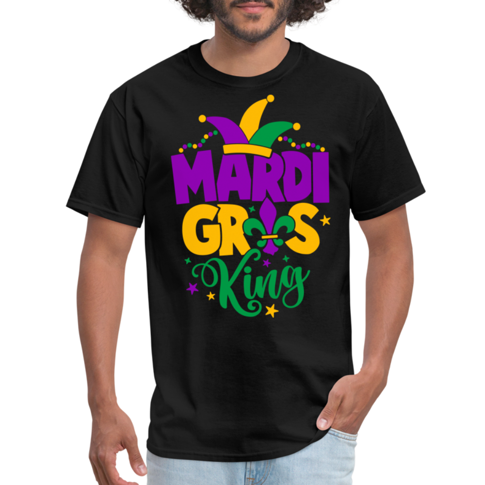 Mardi Gras King T-Shirt - black