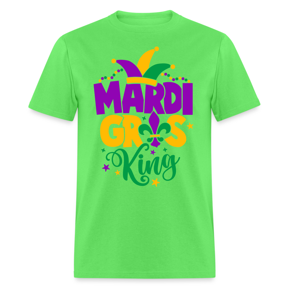 Mardi Gras King T-Shirt - kiwi