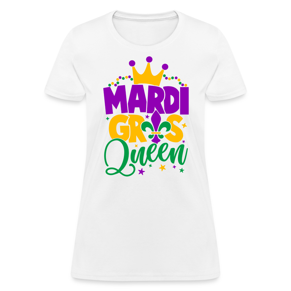 Mardi Gras Queen T-Shirt - white