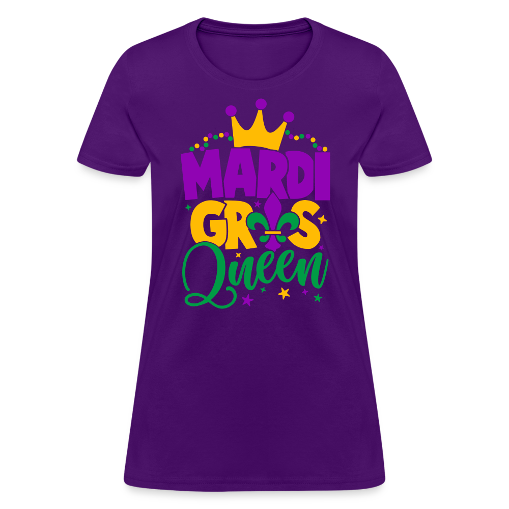 Mardi Gras Queen T-Shirt - purple