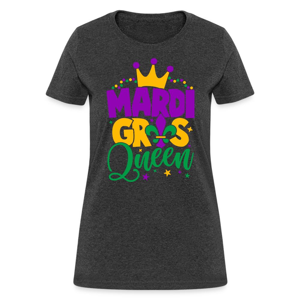 Mardi Gras Queen T-Shirt - heather black