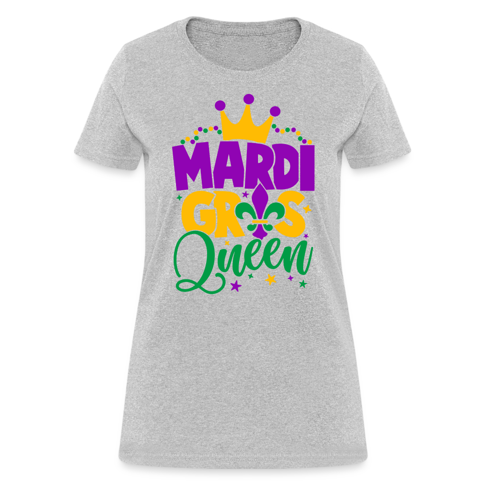 Mardi Gras Queen T-Shirt - heather gray