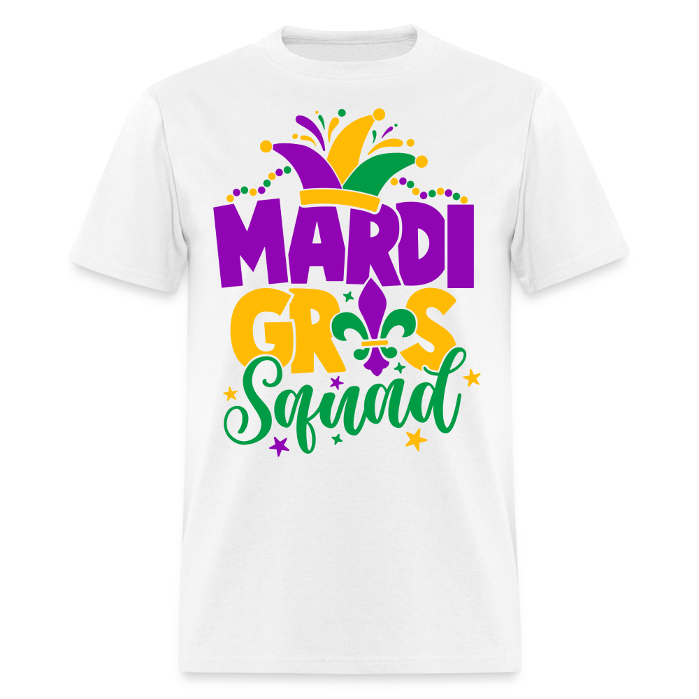 Mardi Gras Squad T-Shirt - white