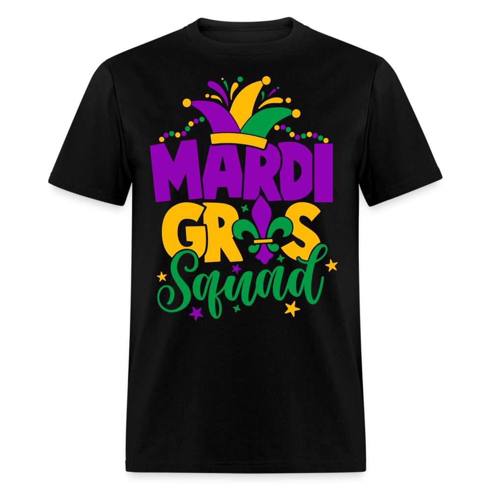 Mardi Gras Squad T-Shirt - black