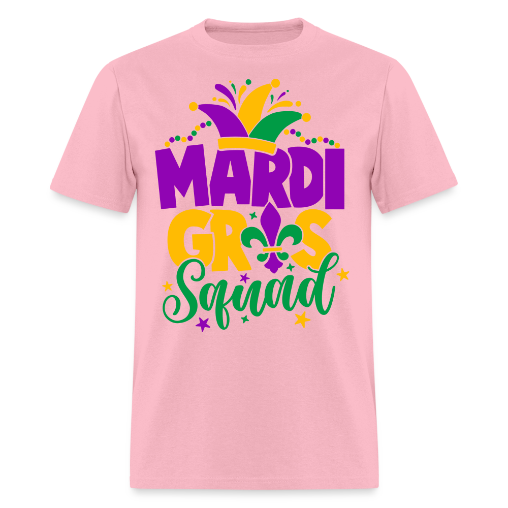 Mardi Gras Squad T-Shirt - pink