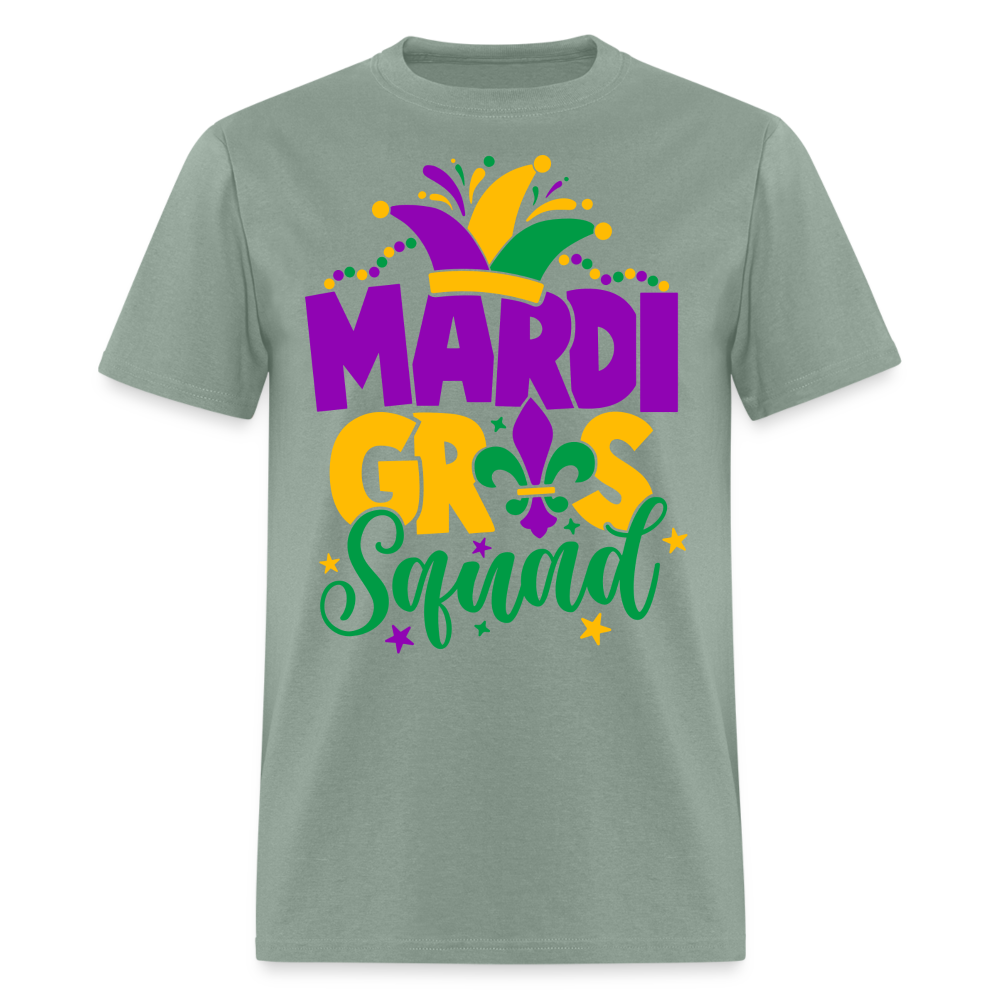 Mardi Gras Squad T-Shirt - sage