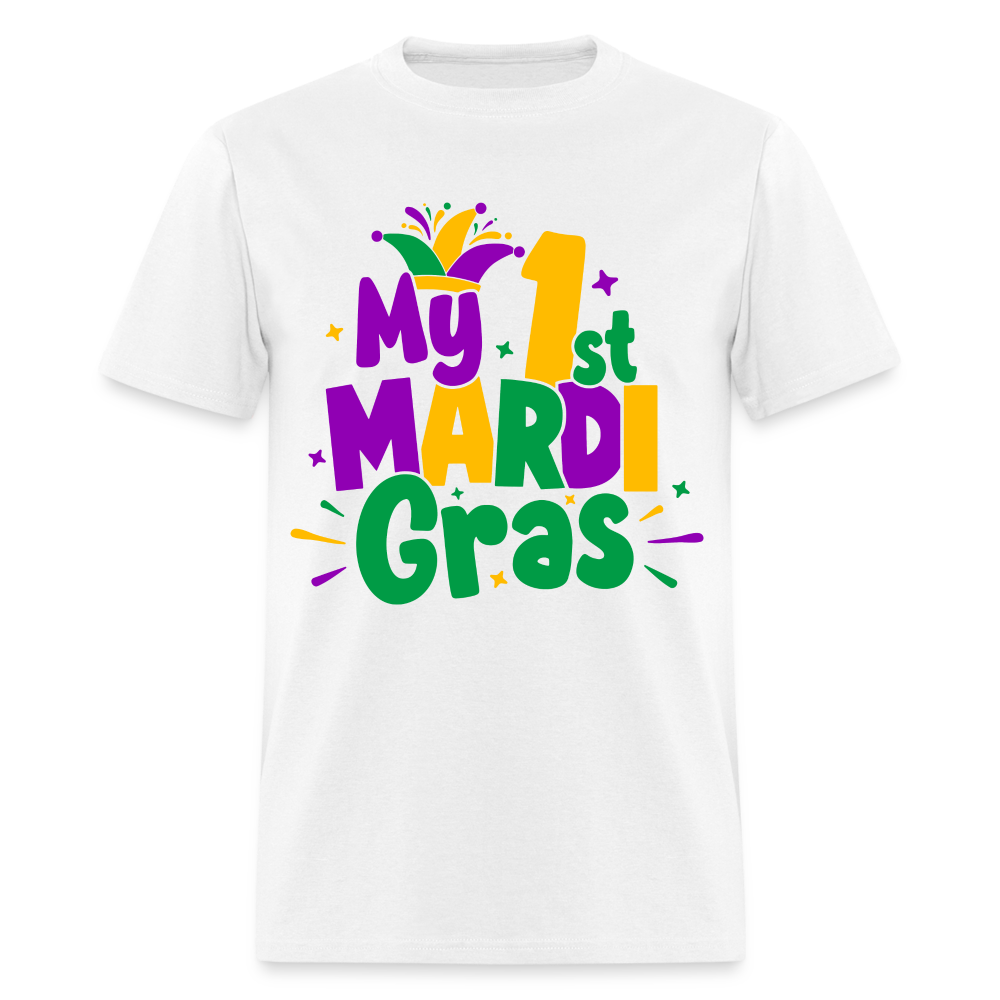 My First Mardi Gras T-Shirt - white