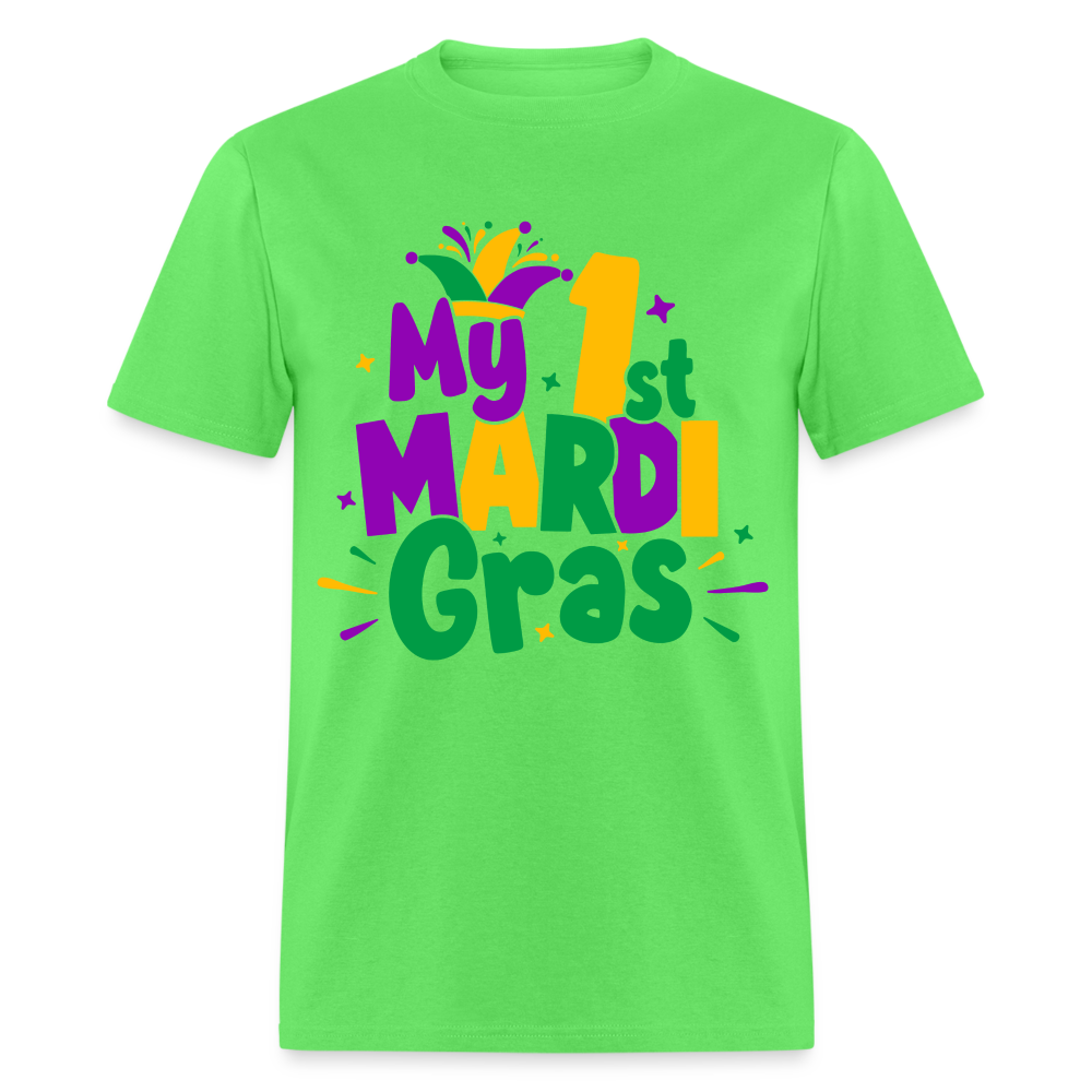 My First Mardi Gras T-Shirt - kiwi