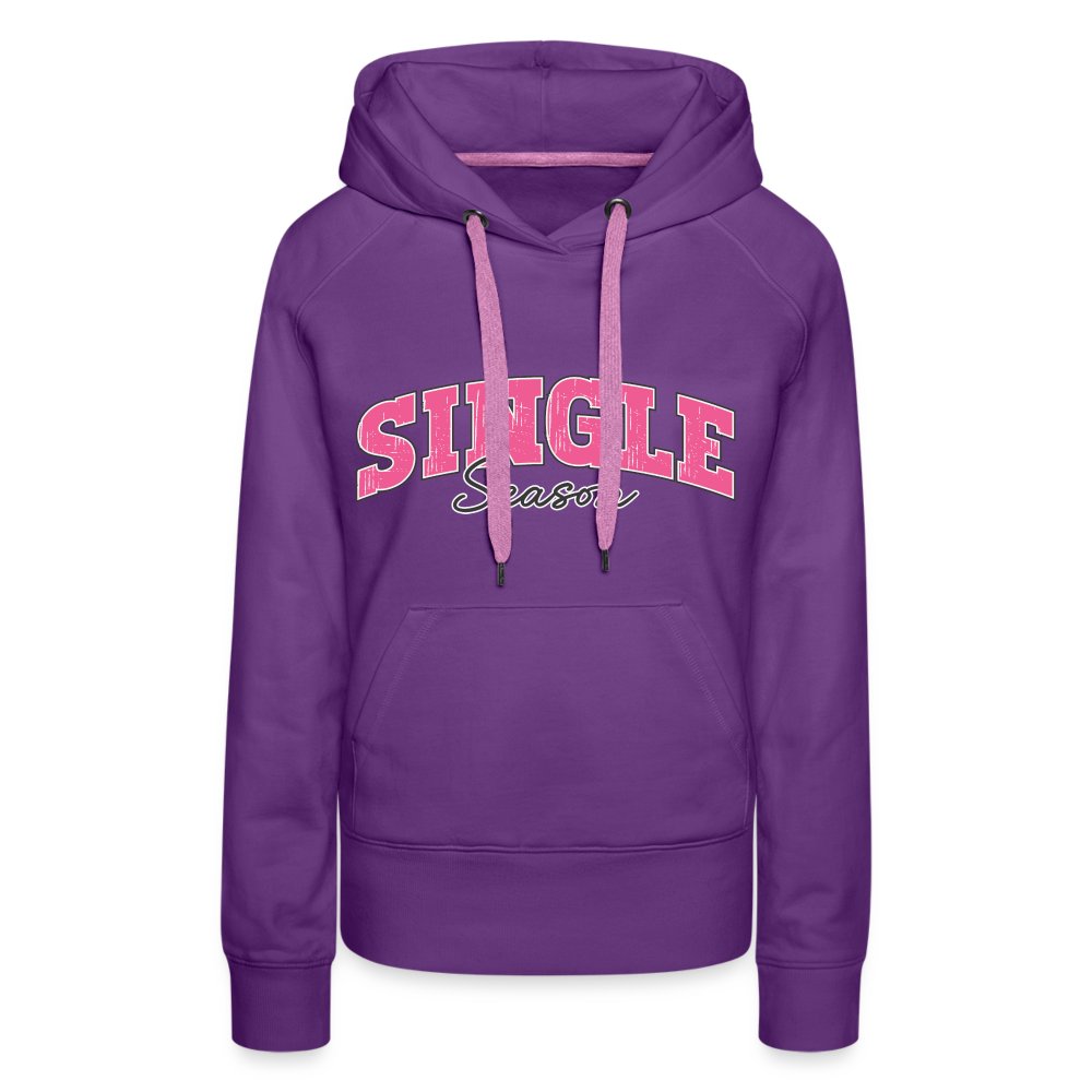 Single Season : Women’s Premium Hoodie - purple 