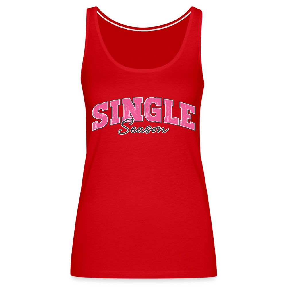 Single Season : Women’s Premium Tank Top - red