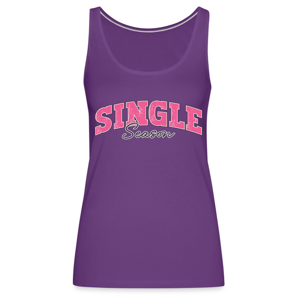 Single Season : Women’s Premium Tank Top - purple