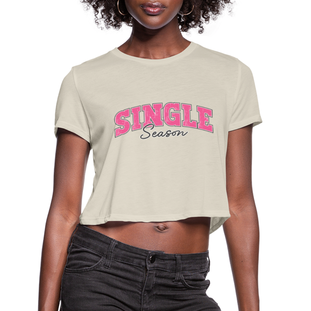 Single Season : Women's Cropped T-Shirt - dust