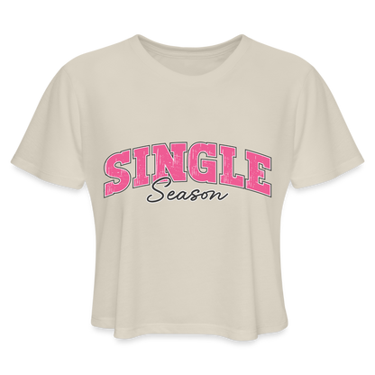 Single Season : Women's Cropped T-Shirt - dust