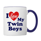 I Love My Twin Boys : Coffee Mug
