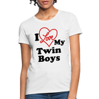 I Love My Twin Boys : Women's T-Shirt