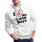 I Love My Twin Boys : Men’s Premium Hoodie