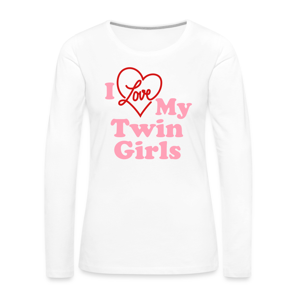 Women's Premium Long Sleeve T-Shirt - white