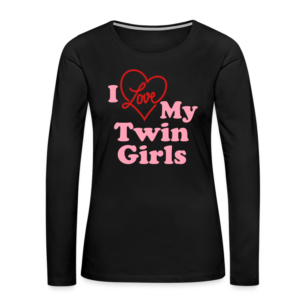 Women's Premium Long Sleeve T-Shirt - black