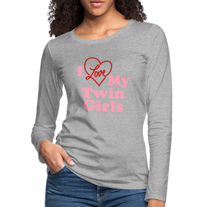 Women's Premium Long Sleeve T-Shirt - heather gray