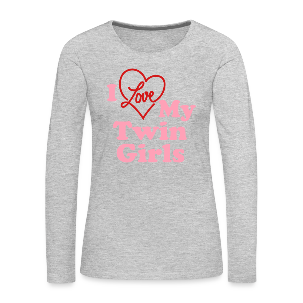 Women's Premium Long Sleeve T-Shirt - heather gray