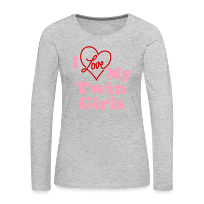 Women's Premium Long Sleeve T-Shirt - heather gray