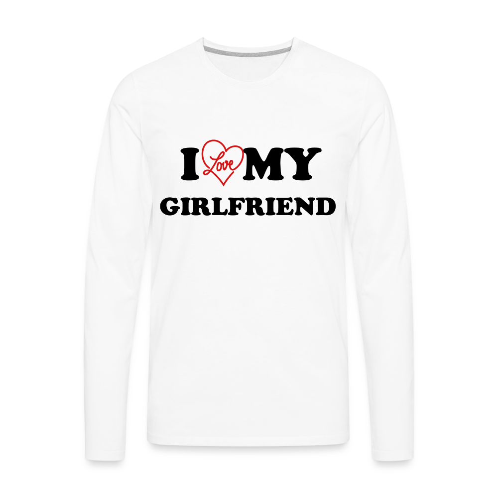 Men's Premium Long Sleeve T-Shirt - white