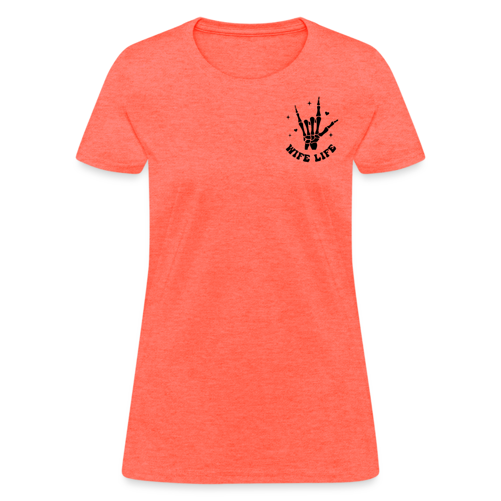 Women's T-Shirt - heather coral