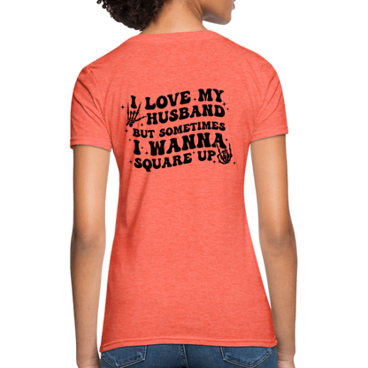 Women's T-Shirt - heather coral