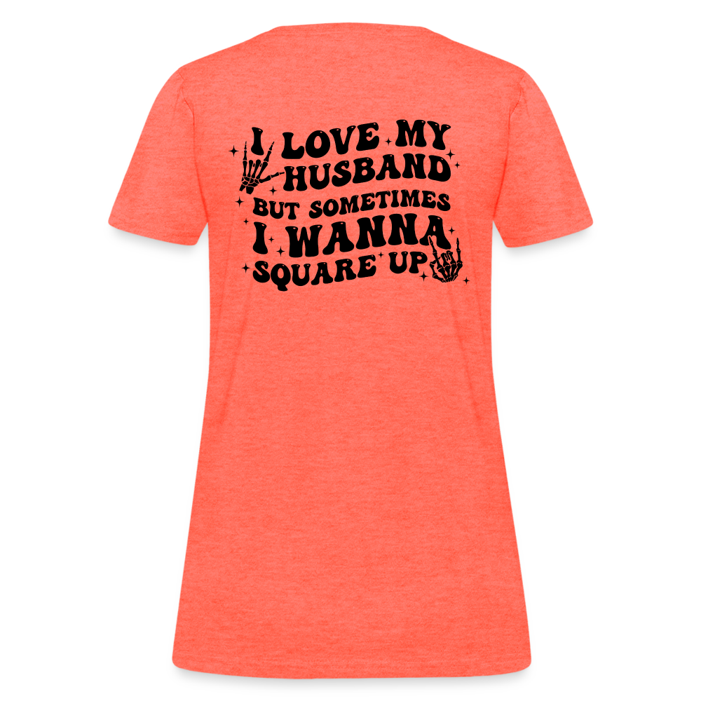 Women's T-Shirt - heather coral