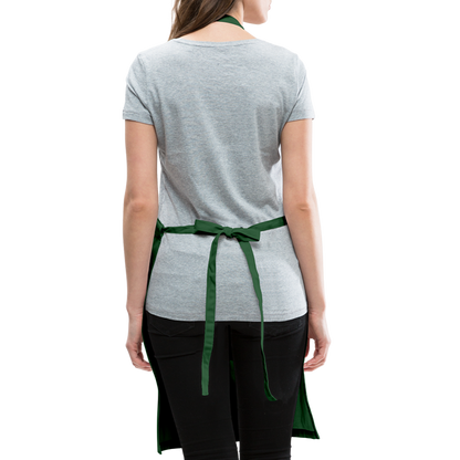 Let's Keep the Dumbfuckery To A Minimum Today : Adjustable Apron - forest green