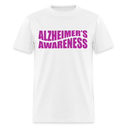 Alzheimer's Awareness T-Shirt - white