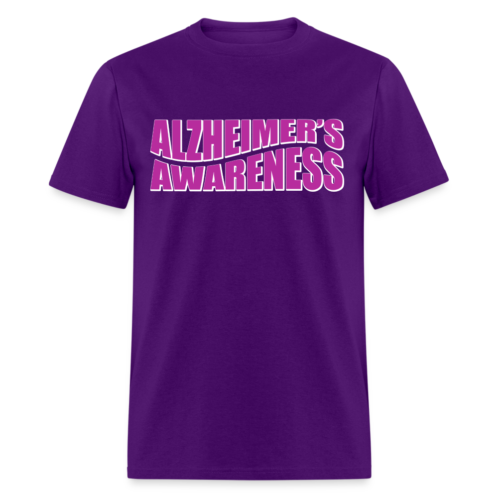Alzheimer's Awareness T-Shirt - purple