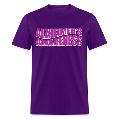 Alzheimer's Awareness T-Shirt - purple