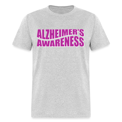 Alzheimer's Awareness T-Shirt - heather gray